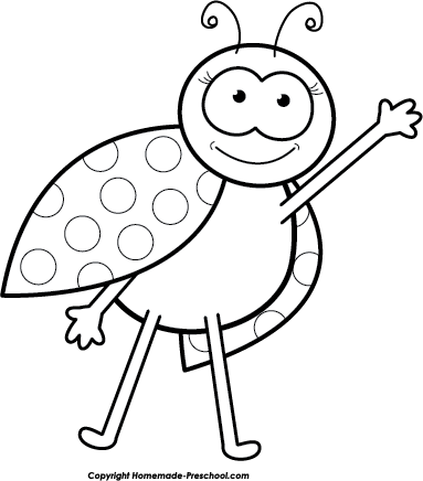 Ladybug, Clip Art, Commercial, Molde, Lady Bug, Ladybugs, - Cartoon (383x436)