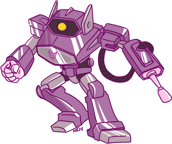 “lil Transparent Shockwave Drawing Based Off This Toy - Military Robot (700x575)