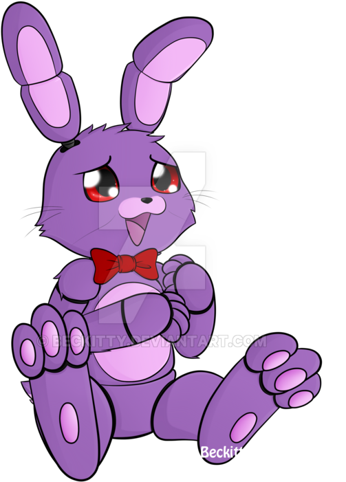Fnaf - Baby Bonnie Fnaf Cute (600x758)