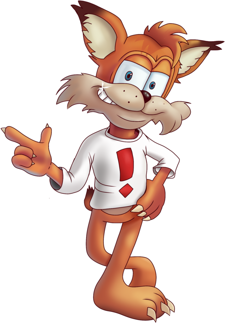 Bubsy The Bobcat - Bubsy (772x1034)