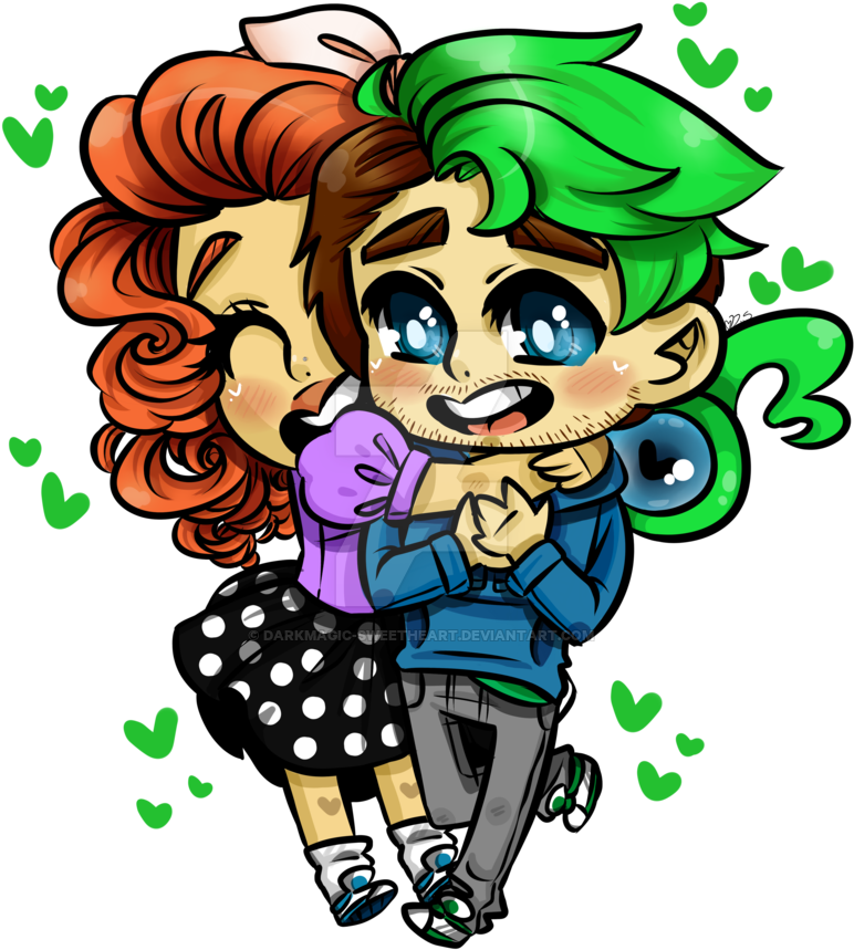 Commission Work By Darkmagic Sweetheart - Cartoon (800x880)