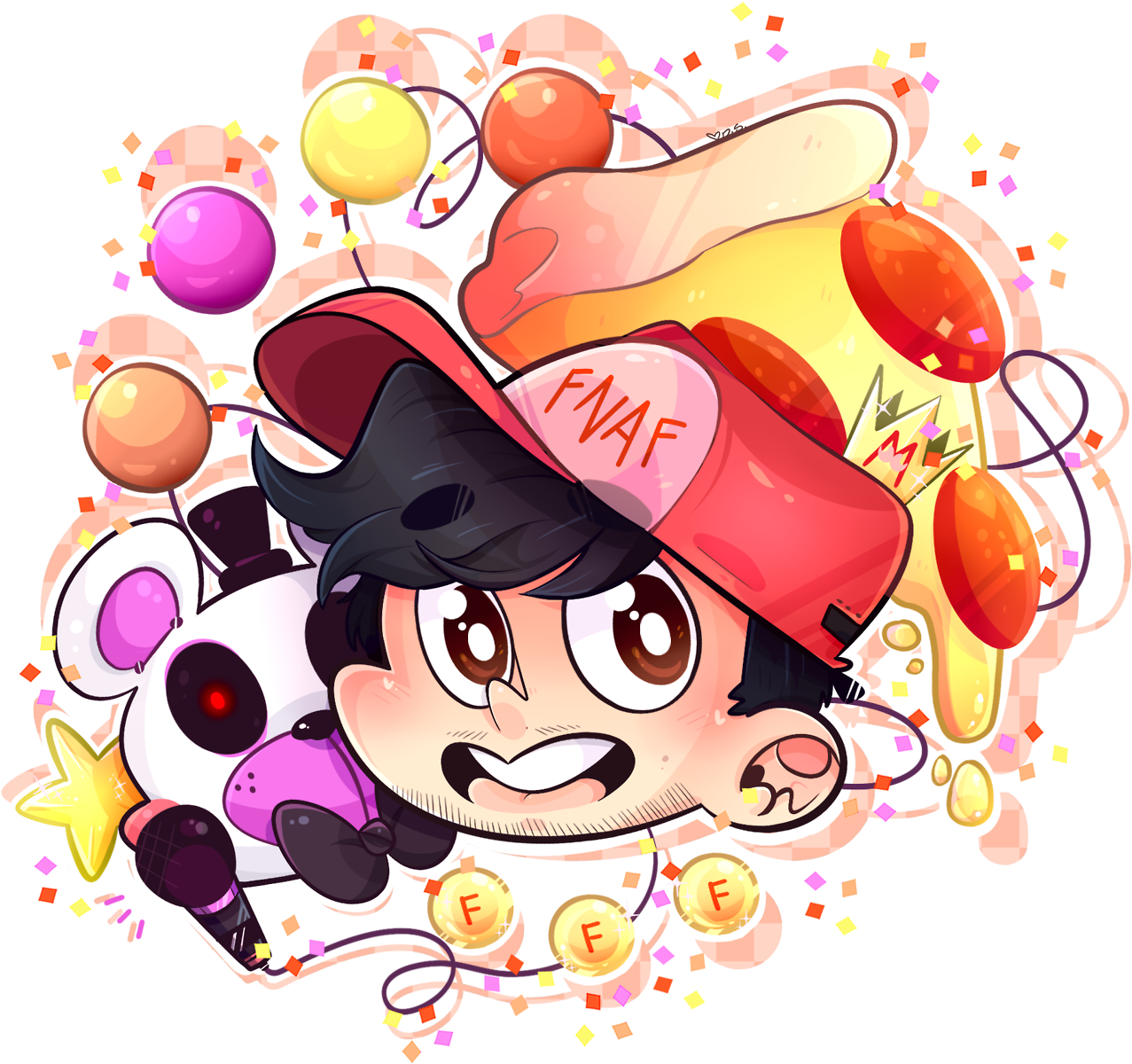 Back To The Basics With The Classic Fnaf, Markiplier - Drawing (1280x1280)