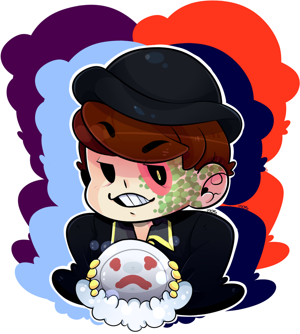 Little 2 Hour Doodle For @thatsthat24 Because Of His - Cartoon (1280x1493)