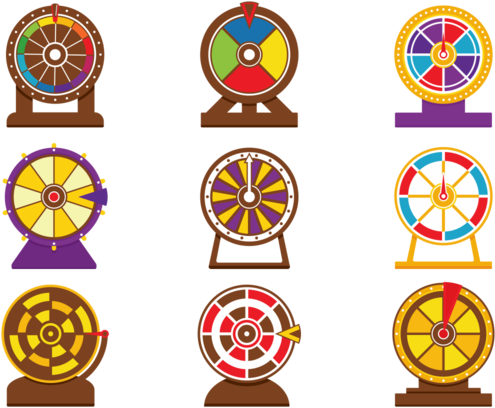 Vector Spinning Wheel Game - Bullakart Wheel Vector Design (700x490)