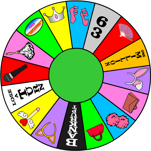 Wheel Of Tg By Scarlet-nekomata - Wheel Of Fortune Wedges (550x550)