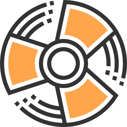 Spinning Wheel Free Icon - Democritus Atomic Model (512x512)