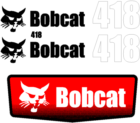 Bobcat 418 Decal Set - Bobcat 443-b Skid Steer Operation & Maintenance (480x424)
