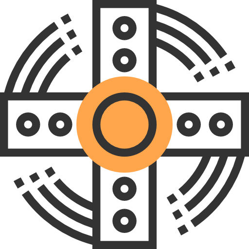 Spinning Wheel Free Icon - Good Luck For Prosperity Symbols Sacred Geometry (512x512)