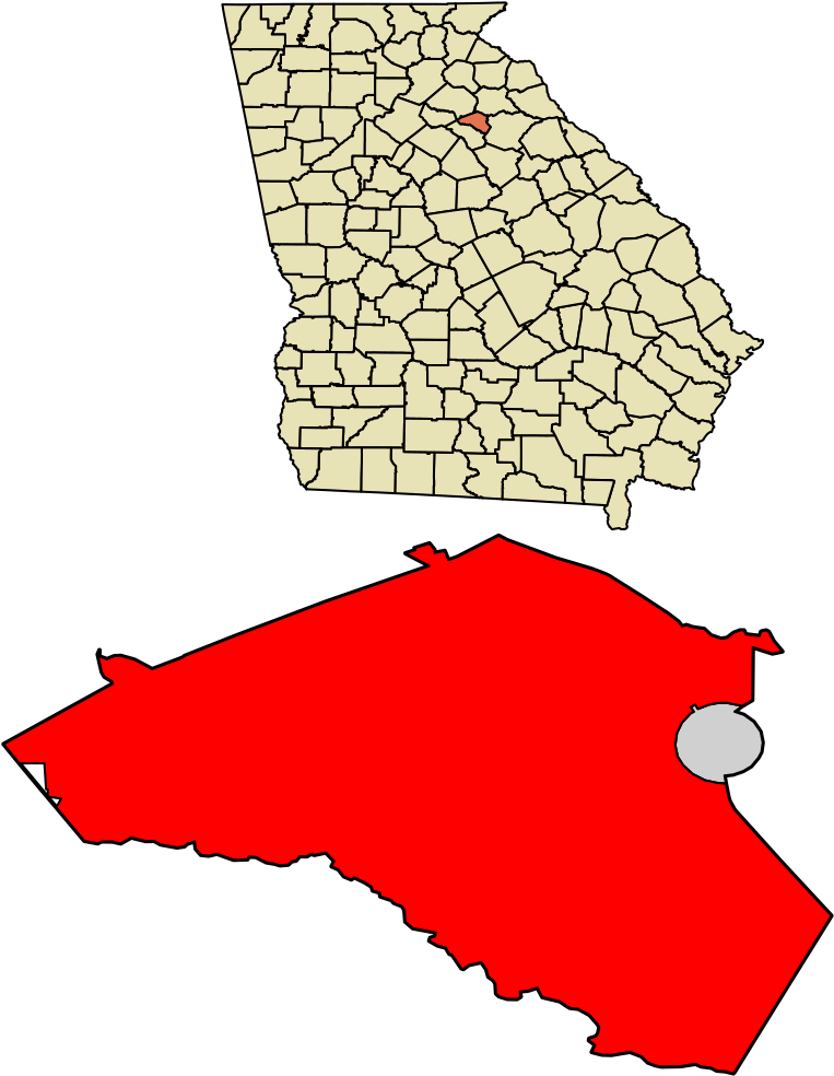 Clarke County Georgia Incorporated And Unincorporated - County Ga (804x1024)