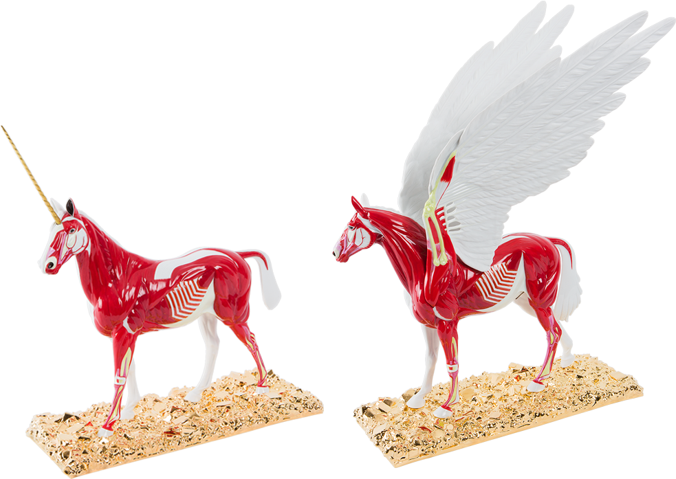 Damien Hirst Released Miniaturized Versions Of His - Legend (1000x1000)