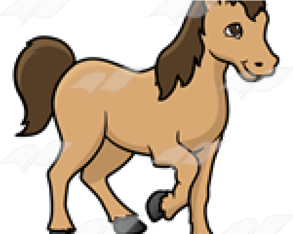 Pony Clipart Brown Thing - Cartoon (640x480)