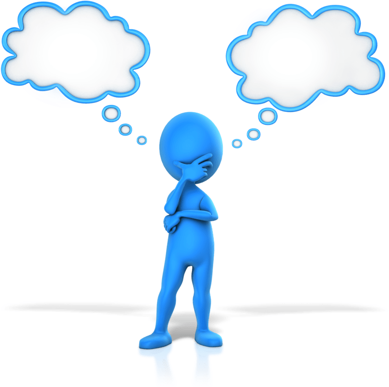 Determining Fee Reasonableness Of A Retirement Plan - Thinking Animation Powerpoint Gif (800x800)