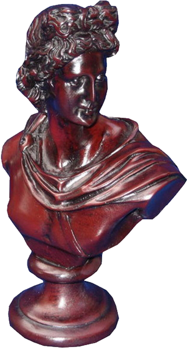 Brown Color - Bronze Sculpture (400x727)