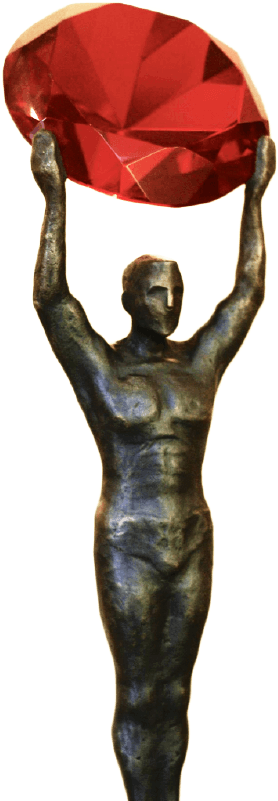 "красный Алмаз" Был Вручен В Пяти Номинациях - Bronze Sculpture (300x800)