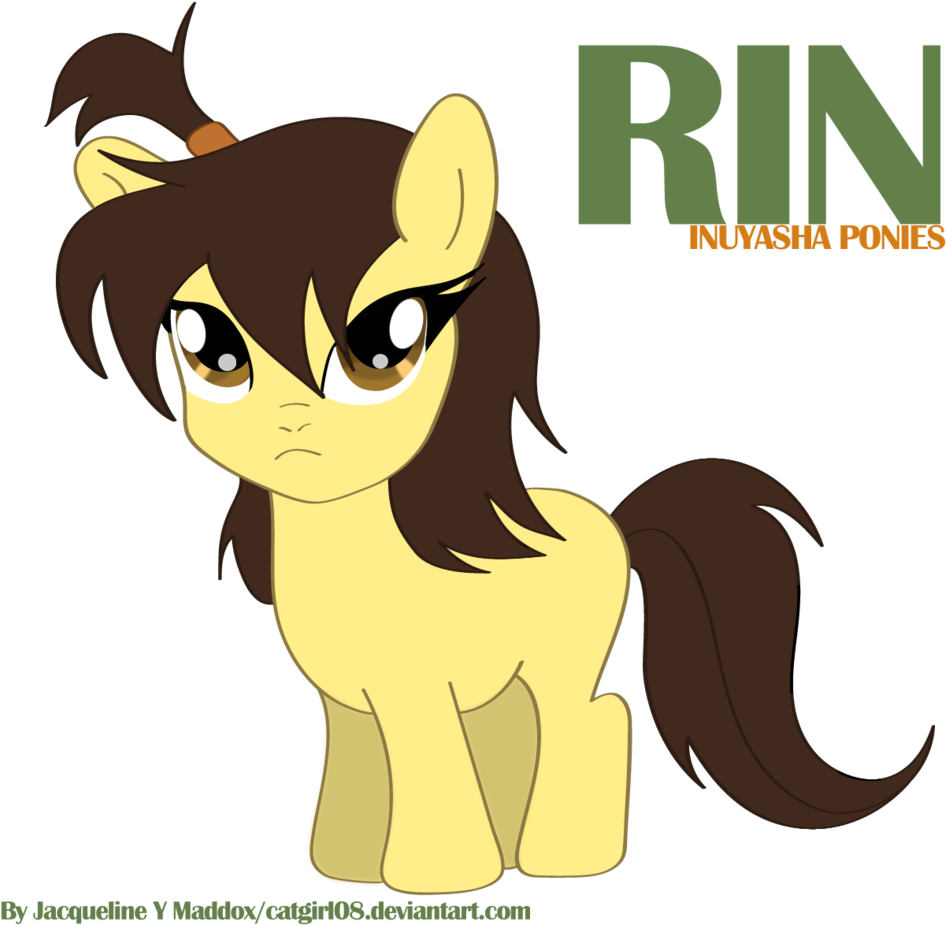 Rin From Inuyasha Pony By Catgirl08 - My Little Pony Inuyasha (1024x955)