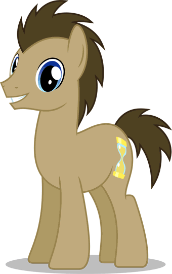 Chainchomp2, Buddy, Crescent Pony, Design, Doctor Whooves, - Doctor Whooves With Scarf (340x540)