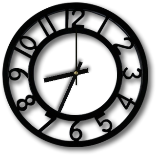 Seethrough Analog Clock For Xwidget By Jimking - Orologi Da Parete Ingranaggi A Vista (351x348)