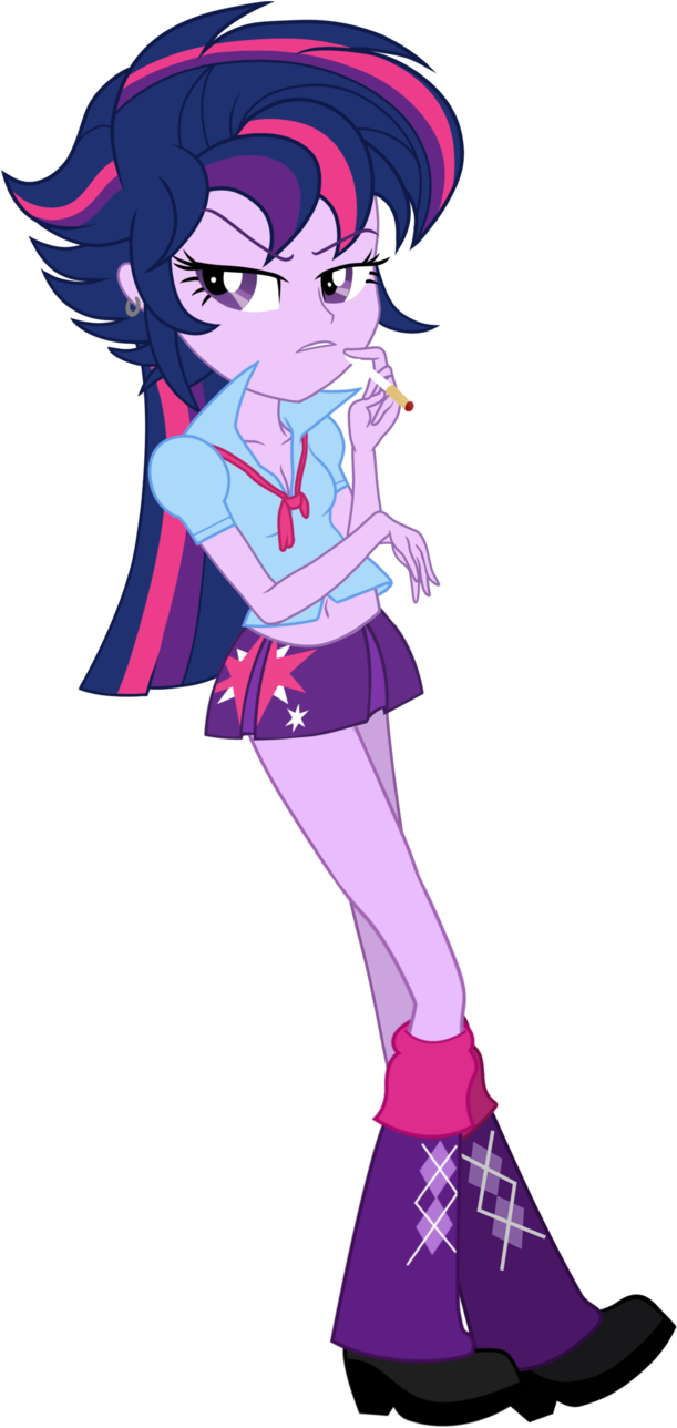 Mlp Twilight Sparkle 2 By 0bluse - Twilight Sparkle Bad Girl (610x1310)