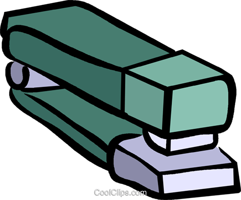 Stapler Royalty Free Vector Clip Art Illustration - Stapler Royalty Free Vector Clip Art Illustration (480x400)