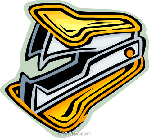 Staple Removers Royalty Free Vector Clip Art Illustration - Staple Removers Royalty Free Vector Clip Art Illustration (480x446)