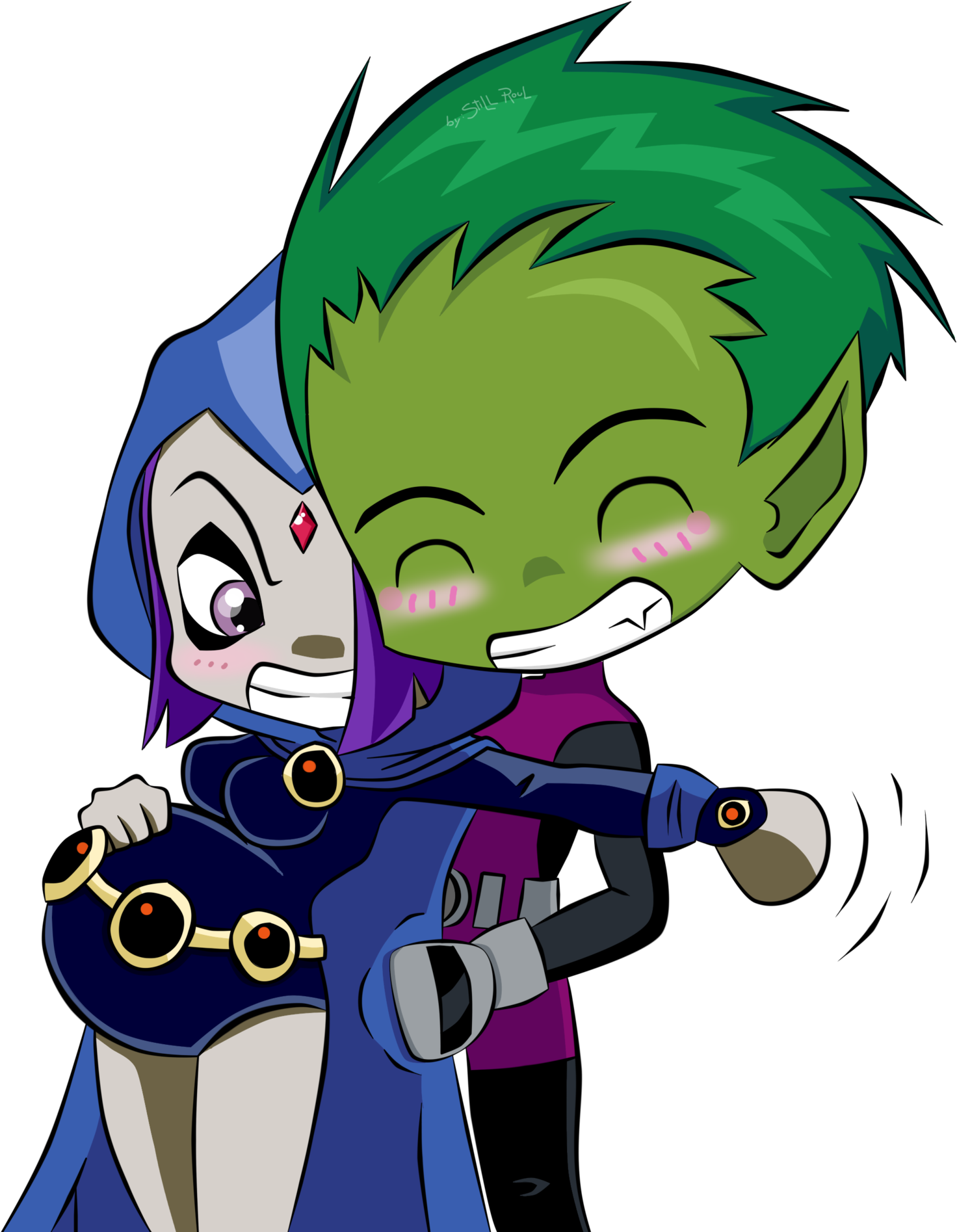 Raven Y Chico Bestia (1600x1905)