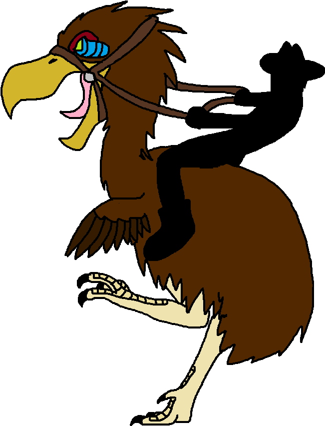 Terror Bird Rider By Themightysaurus - Terror Birds (812x928)