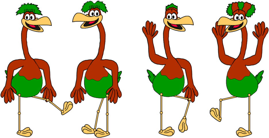 Peache Barbara Berry And Snooty Mango Birds By Twoodland1994 - Cartoon (1024x529)