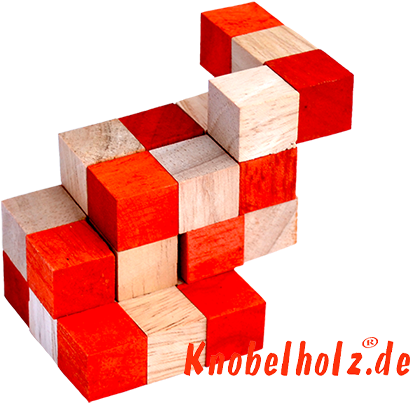 Snake Cube Level Box Solution Orange Step 11 From Solution - Cube (500x422)