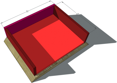 Attach The Back And Sides Of The Drawer Casing - Plywood (550x288)