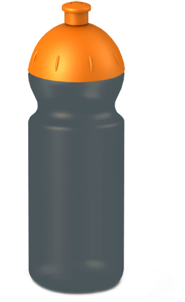 Classic 500 Ml Schwarz Transparent - Water Bottle (480x640)