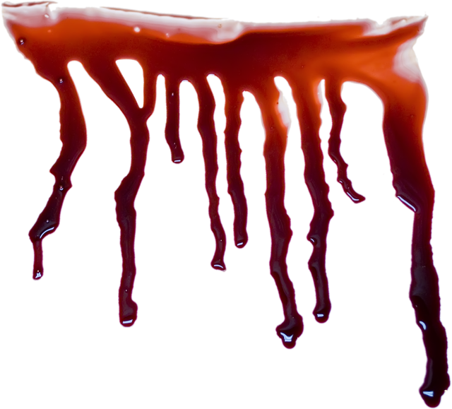 Blood Clipart Halloween - Halloween Blood Png (640x579)