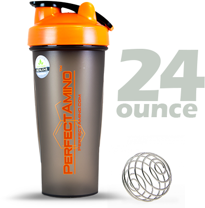 Perfectamino Shaker Bottle - 20-oz. Blenderbottle? Sportmixer? Tritan Grip - Black/pink (470x430)