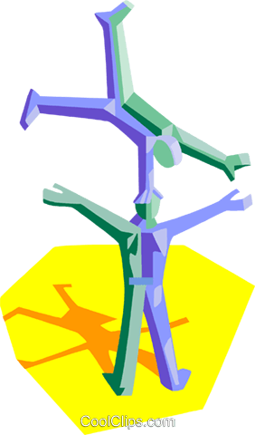 Balancing Act Royalty Free Vector Clip Art Illustration - Balancing Act Royalty Free Vector Clip Art Illustration (282x480)