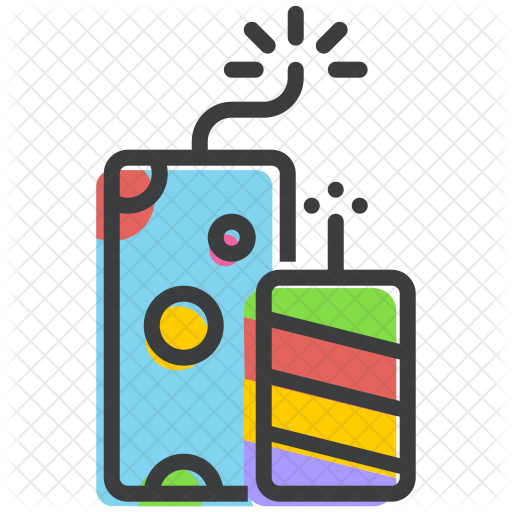 Crackers Icon - Fireworks (512x512)