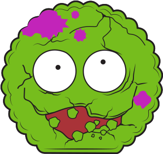 Cracked Cracker Green - Grossery Gang Cracked Cracker (400x400)