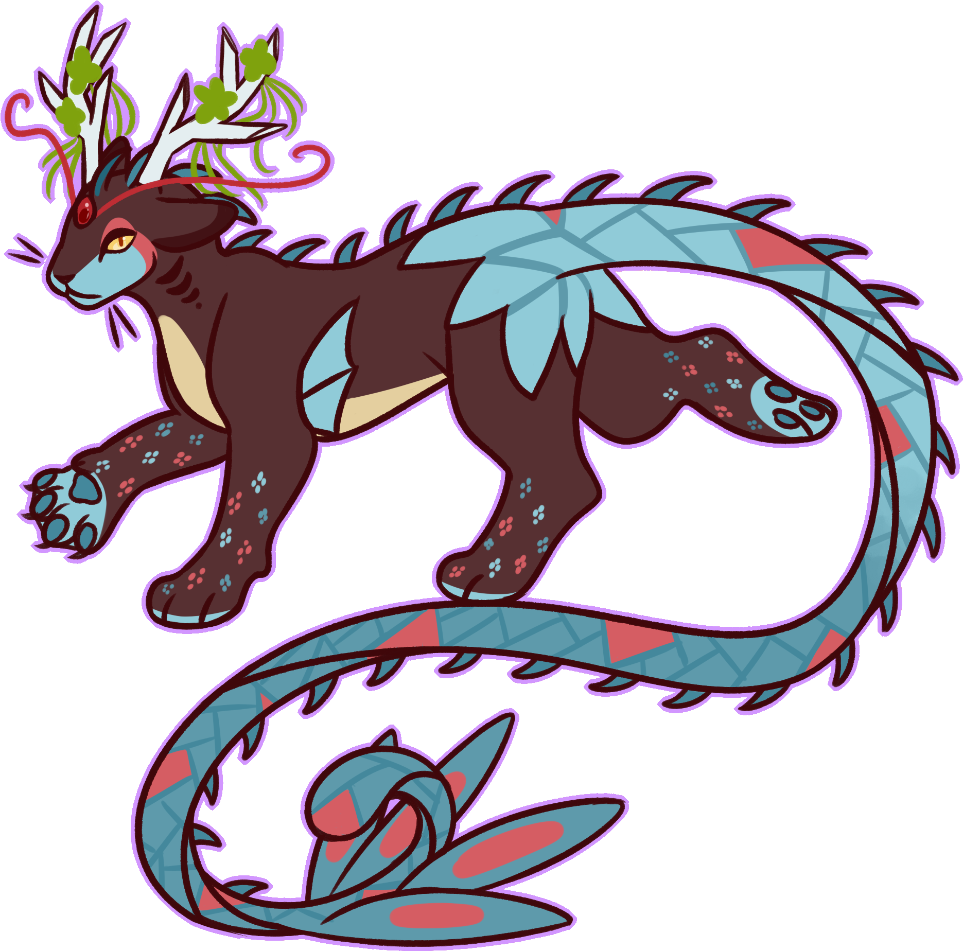 Milotic Underwater Panther - Milotic Underwater Panther (2000x1921)