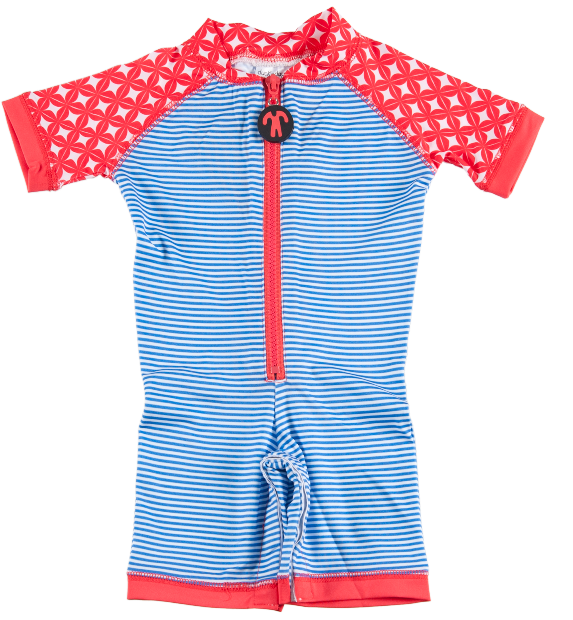 Ducksday Uv Schwimmanzug Lycrasuit Blue Stripe - Ducksday Lycrasuit Quickdry (92 (24m)) (2000x2142)