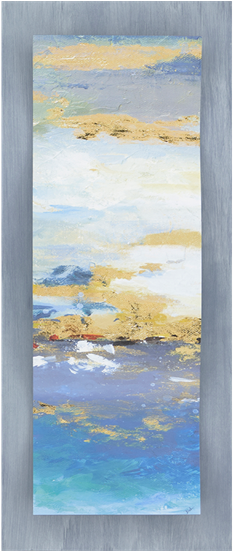 Sea Ii - Wavy - Art Print: Sea Mystery Panel Ii By Patricia Pinto : (550x550)
