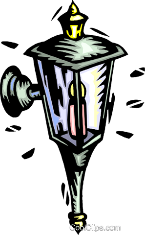 Gaslight Royalty Free Vector Clip Art Illustration - Gaslight Royalty Free Vector Clip Art Illustration (297x480)