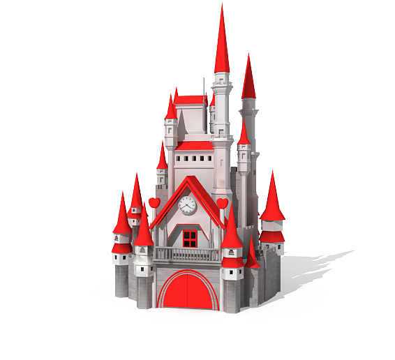 城堡cg模型 - Castle (600x600)