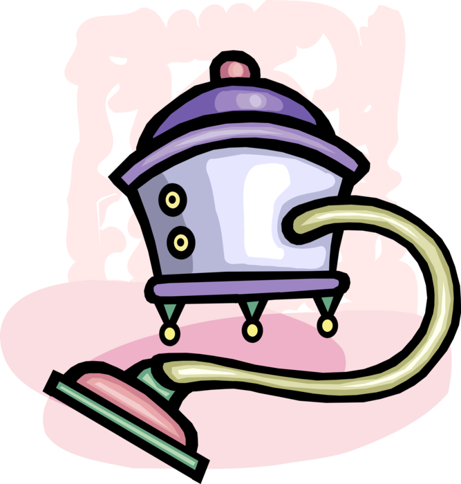 Vector Illustration Of Vacuum Cleaner Uses Centrifugal - Vector Illustration Of Vacuum Cleaner Uses Centrifugal (667x700)