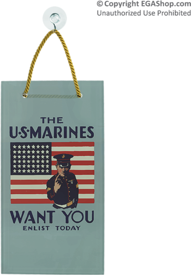 Wall Decal: The U.s. Marines Want You, 81x61cm. (600x600)