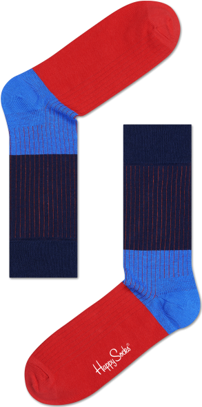 Blue Happy Socks Socks Rb01 Number - Sock (302x600)