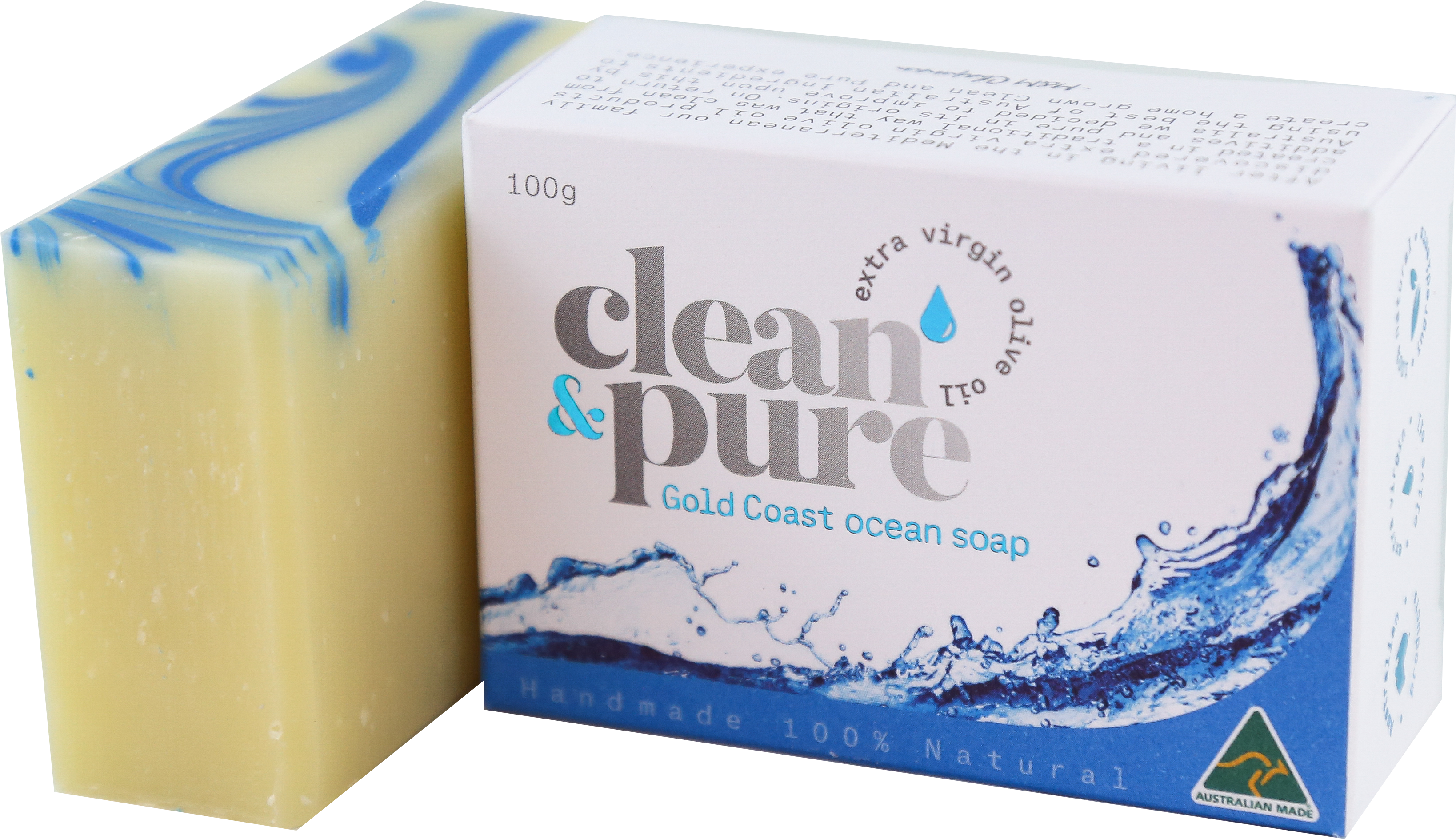 Clean & Pure Ocean Soap Made From Gold Coast Filtered - Carton (5472x3648)