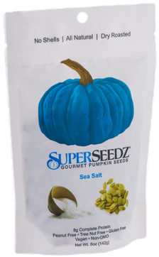 Superseedz Gourmet Pumpkin Seeds Sea Salt - Superseedz Gourmet Pumpkin Seeds Sea Salt (400x400)