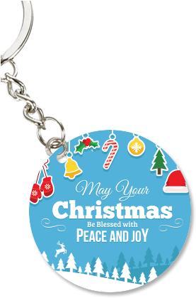 Attractive Round Key Chain Attractive Round Key Chain - Jiuduidodo Perfect Christmas Pattern 10 Inch Laptop (284x426)