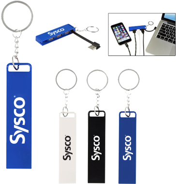 Usb Hub Key Chain - Wordans Promo 3-port Traveler Usb Hub Key Chain 2847 (480x480)