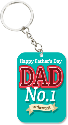 Colorful Big Rectangle Key Chain - Keychain (284x426)