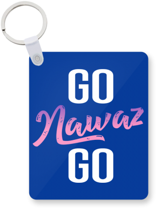 Go Nawaz Go Printed Keychain - Keychain (600x600)