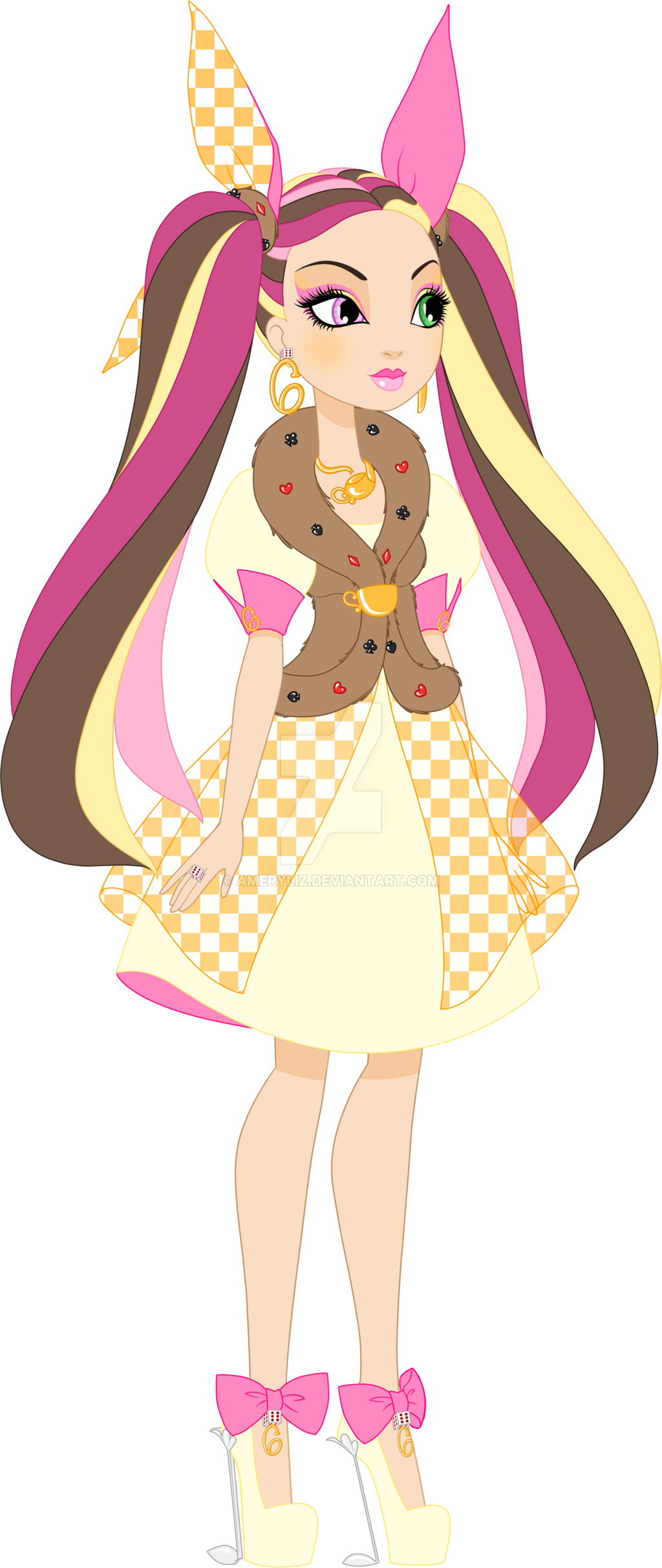 June Hare, Daughter Of The March Hare From 'alice In - Illustration (1024x2427)